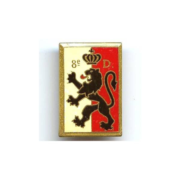8° Division d' Infanterie, résine, pastille oblongue