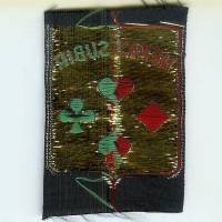14° Division d'Infanterie , "ne pas subir", tissu brodé
