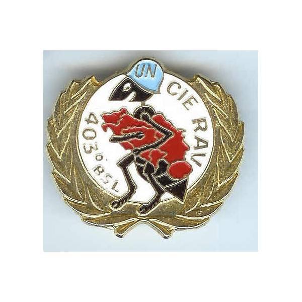 403° BSL / Cie Ravitaillement UN, 3° mandat 93, peint