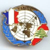 FINUL, cartes France et Liban sur mappemonde