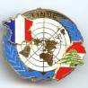 FINUL, cartes France et Liban sur mappemonde