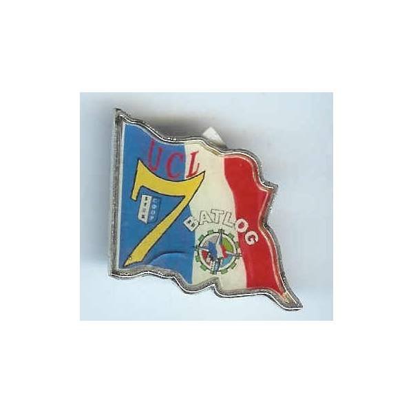 SFOR / UCL BATLOG, plastifié, 2 attaches pin' s