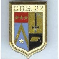 CRS 22  Périgueux , en deux pièces, oxydés