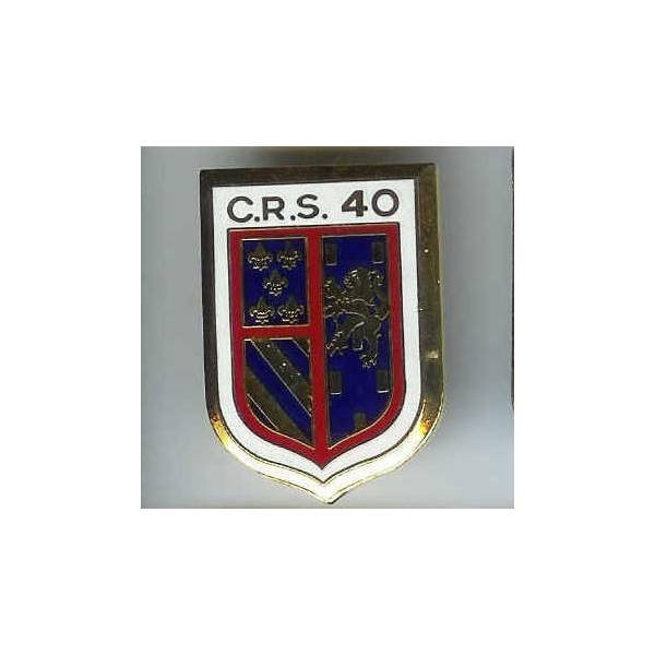 CRS 40, émail grand feu