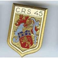 CRS 45 Lyon, épingle dans patte de fixation