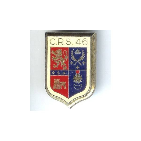 CRS 46 Lyon, épingle sertie