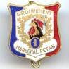 GJF 1  "Maréchal Pétain" , coq, dos grenu, boléro à fenêtre