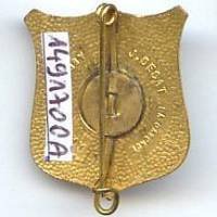 GJF 1  "Maréchal Pétain" , coq, dos grenu, boléro à fenêtre
