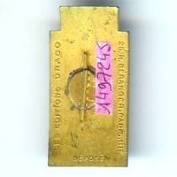 GJF 9 , "Groupement 9" , 20x41, émail, dos lisse, attache coupée