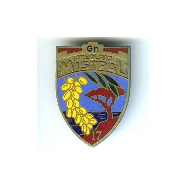 GJF 17 "Frédéric Mistral", petite pastille ronde