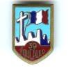 CJF 39 "De Foucauld", émail, boléro à fenêtre, patiné