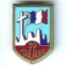 CJF 39 "De Foucauld", émail, 3 trous de couture