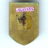 CJF 39 "De Foucauld", émail, dos lisse, sans attache