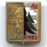CJF 40 "Arvennes" , émail,...