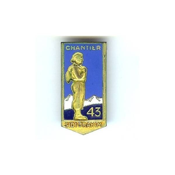 CJF 43 "Sidi Brahim", marquage droit, petit boléro rond