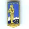 CJF 43 "Sidi Brahim", marquage droit, petit boléro rond