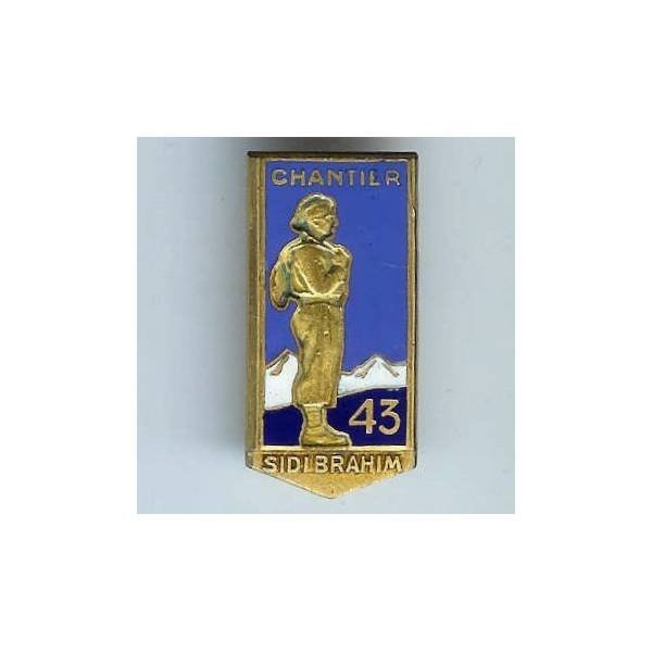 CJF 43 "Sidi Brahim", marquage droit, boléro à fenêtre