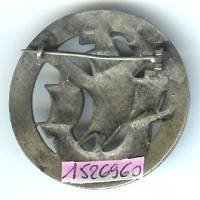 10° DI, FFI, argenté, croix de Lorraine peinte