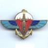 2° Régiment Parachutiste d'Infanterie de Marine , relief, devise, léger éclat d' émail