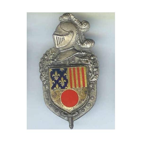 9° LGD bis Montpellier, type 1, émail, plateau D Ro argté