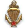 3° Bataillon Colonial de Commandos Parachutistes , trabe droite, métal léger estampé, retirage