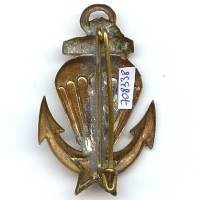 3° Bataillon Colonial de Commandos Parachutistes , trabe droite, métal léger estampé, retirage