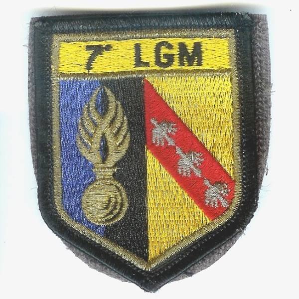 7° Légion de Gendarmerie Mobile, tissu sur velcros