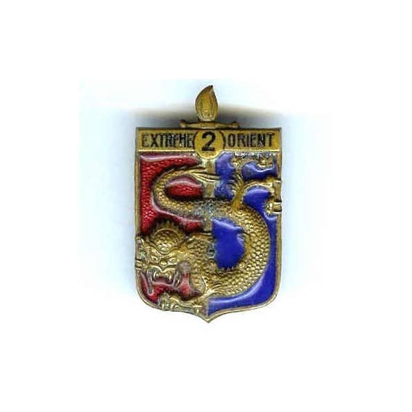 2° Légion de Marche de Garde Républicaine en Extrême-Orient , monobloc, Augis Lyon gravé