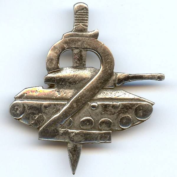 2° LGRM en EO / Escadron blindé, métal coulé chromé