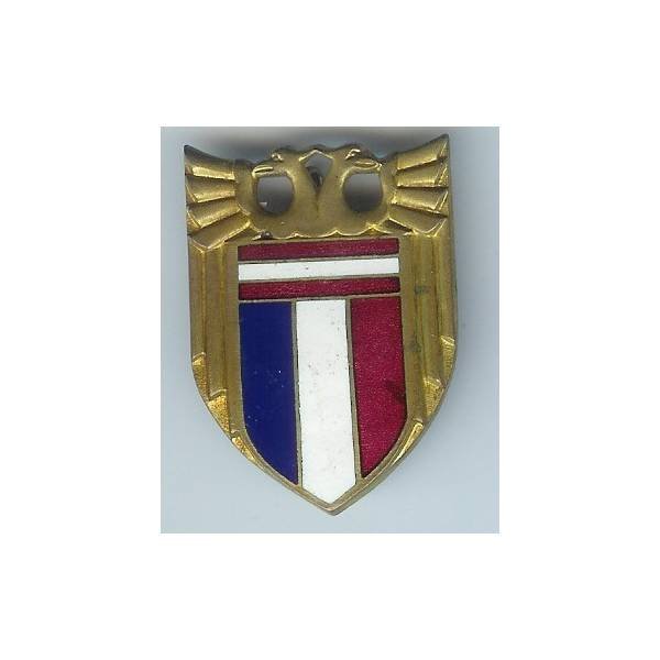 Gendarmerie Autriche, monobloc, épingle ressoudée