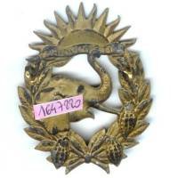 Gardes Cercle de Côte d' Ivoire, insigne de coiffure