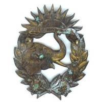 Gardes Cercle de Côte d' Ivoire, ins. coiffure, très patiné