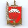 3° Régiment de Parachutistes Coloniaux , "être et durer", dos lisse argenté, 2 boléros, patiné