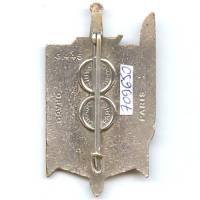 3° Régiment de Parachutistes Coloniaux , "être et durer", dos lisse argenté, 2 boléros, patiné
