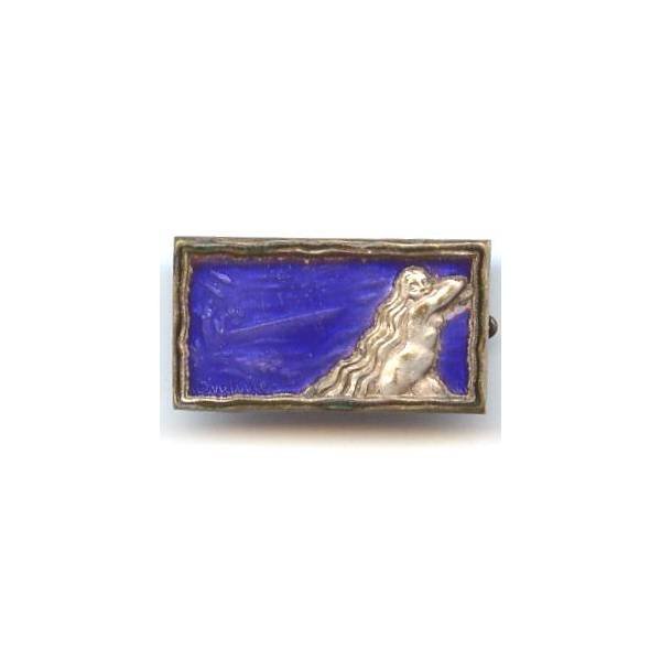 Ondine  (Sous-Marin côtier de 2° classe 1932-43) , femme nue, cheveux argentés