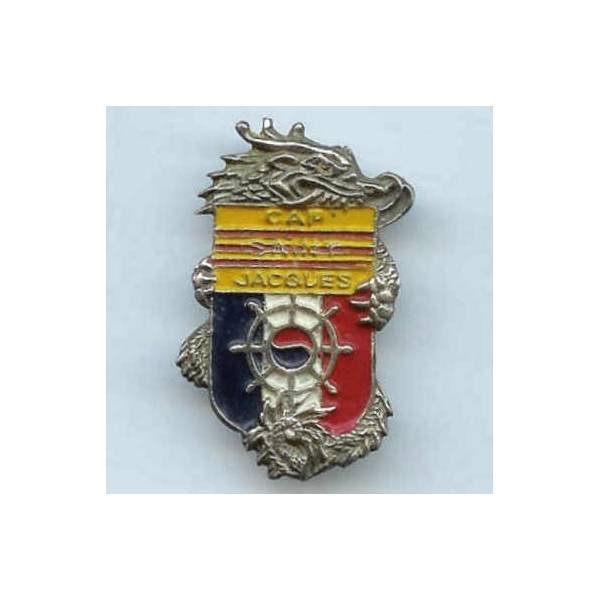 Marine Cap Saint-Jacques, dragon, chromé, peint