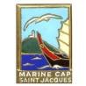 Marine Cap Saint-Jacques, jonque, dos lisse