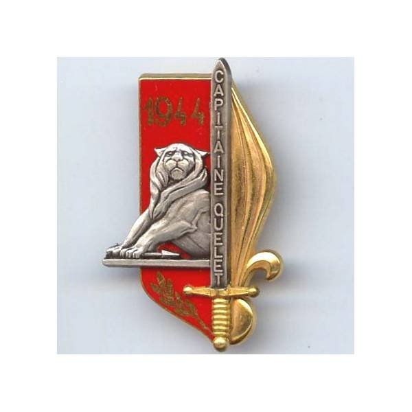 Cne Quelet (EA Infanterie), 1944, lion, grenade légion