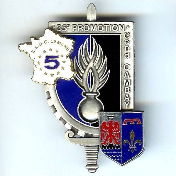 35°  Promotion E S O G Gendarme Cambay