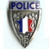 Police, RF, carte de France, insigne de casque, émail