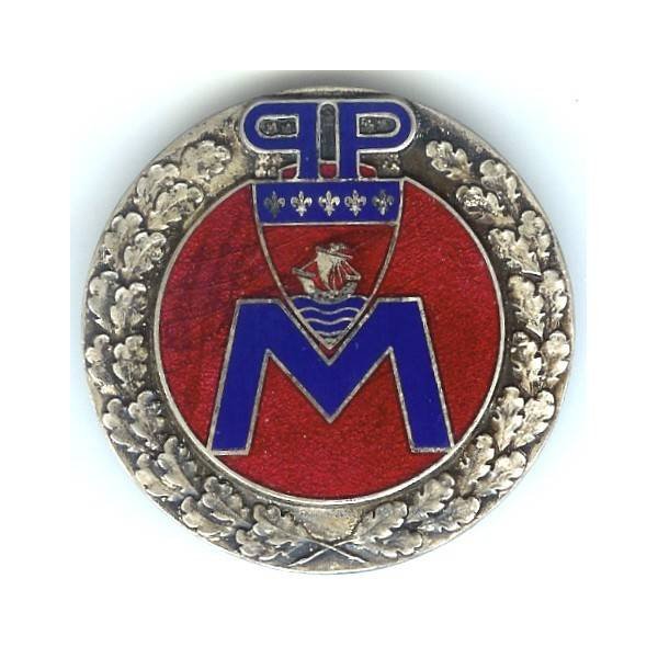 PP Paris, Police du Métro, d 57, émail