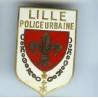 Police Urbaine de Lille, émail, dos lisse
