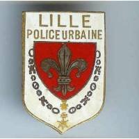 Police Urbaine de Lille, émail, dos lisse