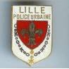 Police Urbaine de Lille, émail, dos lisse