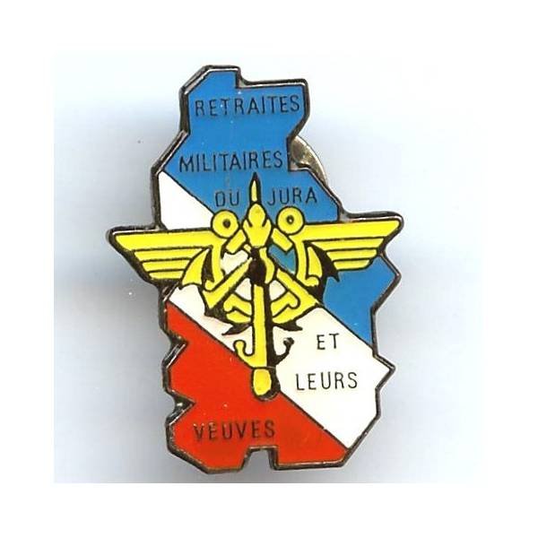Retraités militaires du Jura et leurs veuves, pin' s