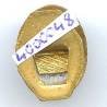 L.M.G., insigne boutonnière, émail, 15 mm, attache à patin