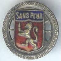 Ecu "sans peur" avec lion...