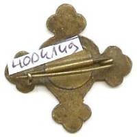 Insigne scout, ames vaillantes, peint, mauvais état