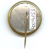 Epinglette soie tissée montée sur cuivre, Maréchal Foch