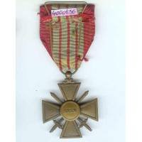 Croix de Guerre 1939, 1 palme, 3 étoiles